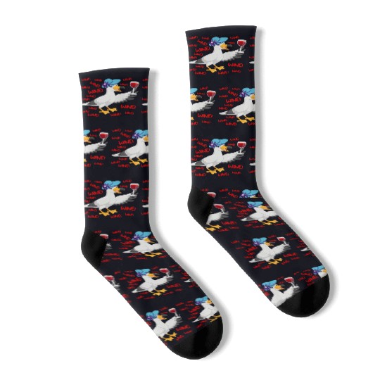 Seagull Socks Wine Lover North German Seagulls
