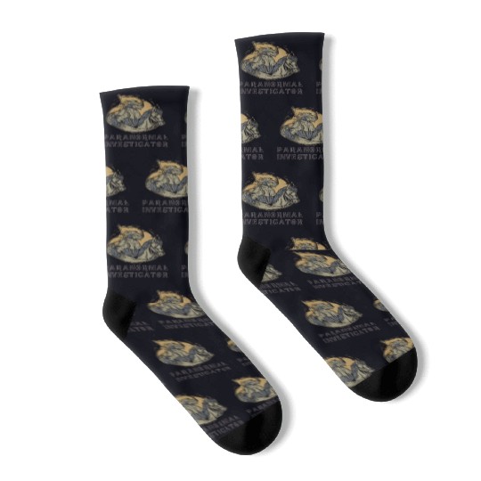 Ghost Hunting Paranormal Investigator Socks