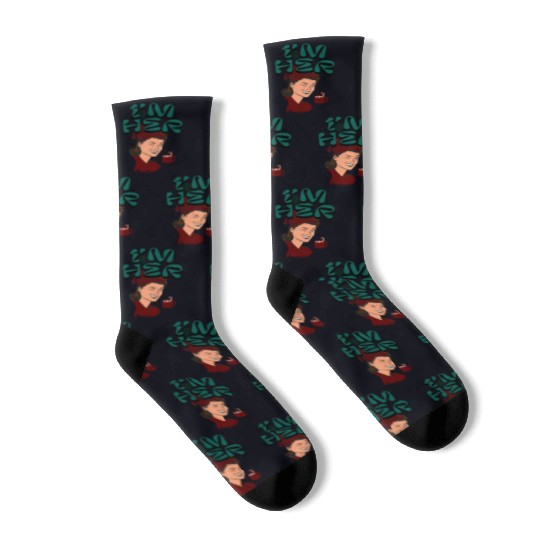 Im Her! Christmas/ Mrs. Claus design Socks