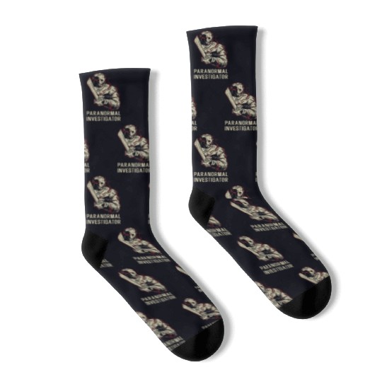 Ghost Hunting Paranormal Investigator Socks