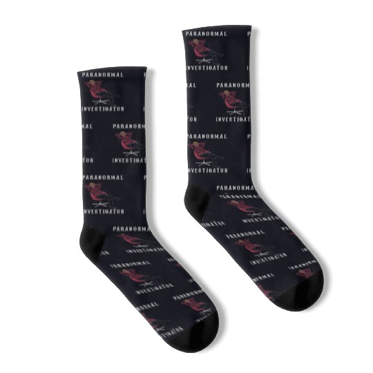 Ghost Hunting Paranormal Investigator Socks