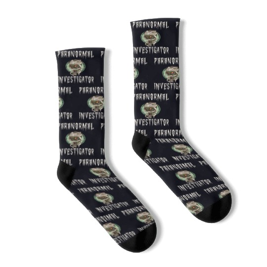 Ghost Hunting Paranormal Investigator Socks