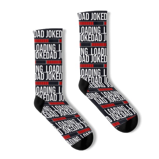 Dad Joke Loading Socks