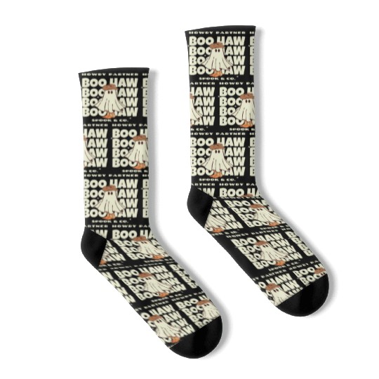 Howdy Partner Boo Haw Spook & Co. Socks