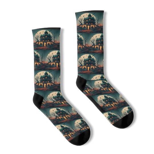 Haunted House Socks