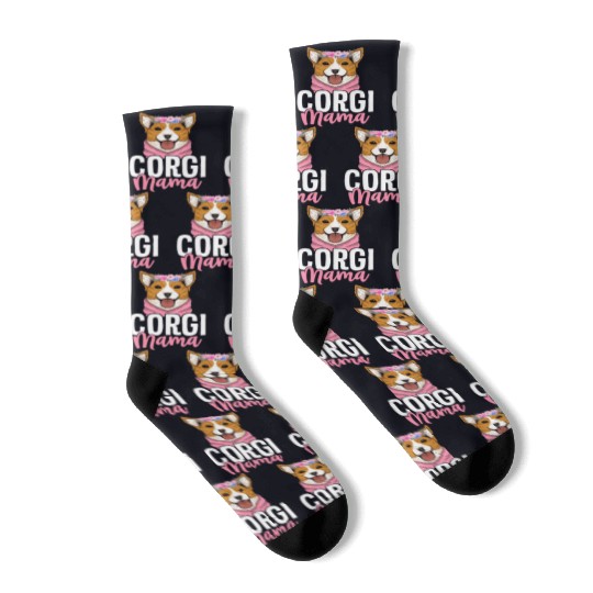 Corgi Mama Socks