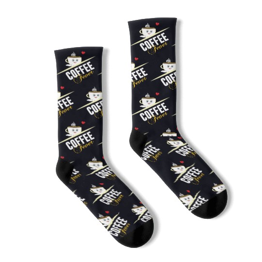 Embrace the Coffee Fever ️ Socks