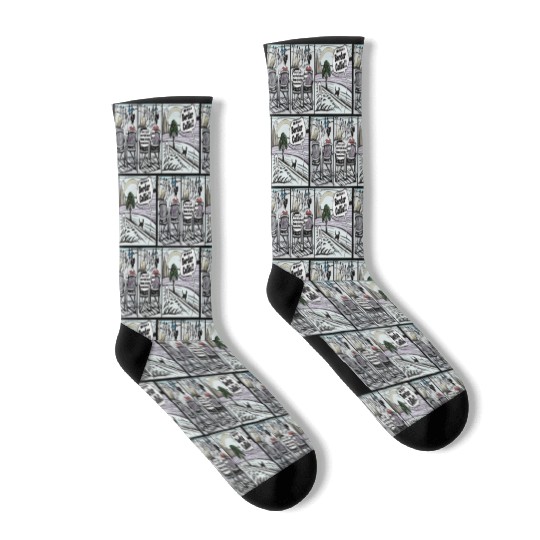LoveDog Lane Comics Socks