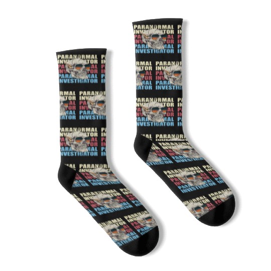 Ghost Hunting Paranormal Investigator Socks