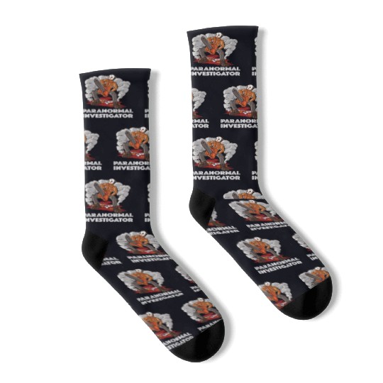 Ghost Hunting Paranormal Investigator Socks