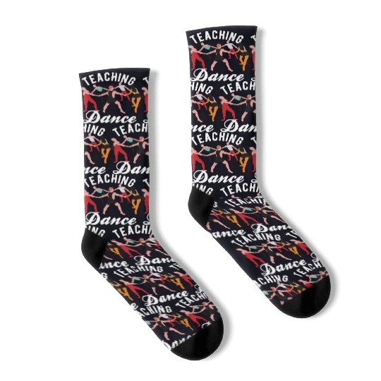 Dance Teacher Teaching Dance Socks