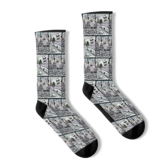LoveDog Lane Comics Socks