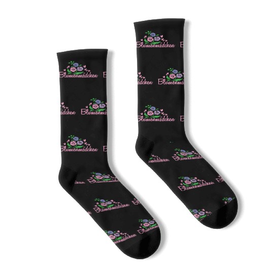 Flower Girl colorful Tulips Marriage Socks
