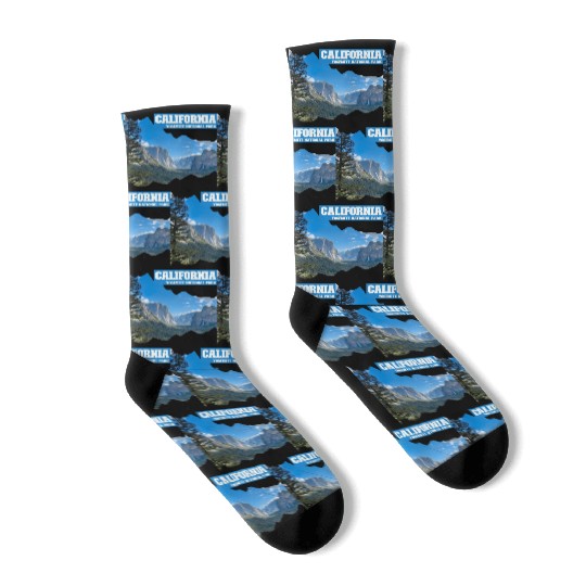 California – Yosemite National Park Socks
