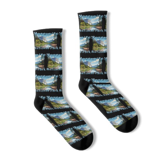 Yosemite National Park: Colorful Landscape in Socks