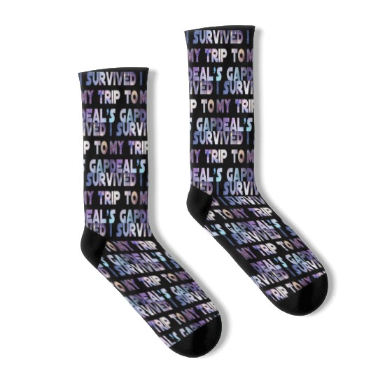 I Survived My Trip To Deals Gap Funny Deals Trip Socks