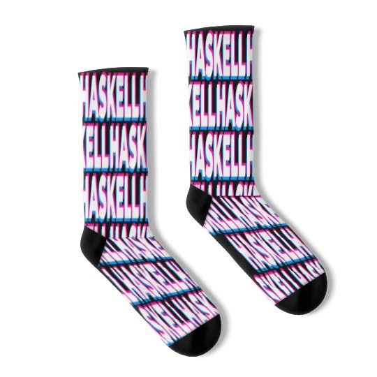 HASKELL Programming Language Funny Programmer Socks