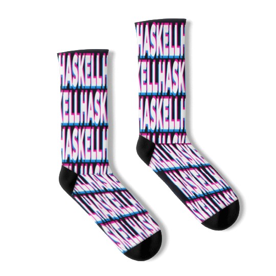 HASKELL Programming Language Funny Programmer Socks