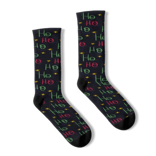 Weihnachts-Socks, Weihnachtsgeschenk-Ho ho ho