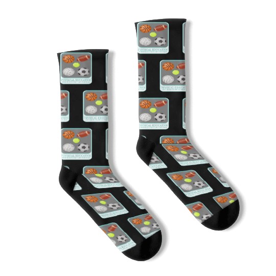 Physical Education Teacher Socks, P.E. Physical