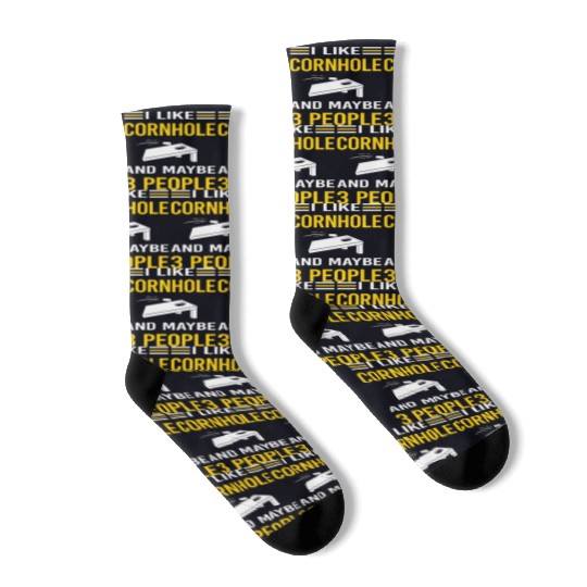 3 People Cornhole Socks