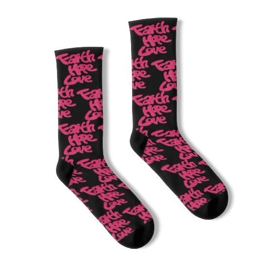 Hopeful Hearts Embrace Socks