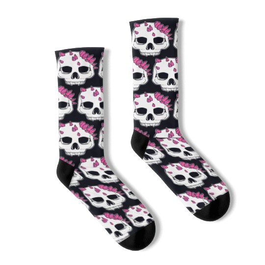 Crystal Vampire Halloween Fan Gift Socks