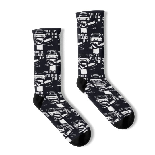 I'll Guide it Air Traffic Professionals Gift Socks