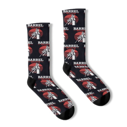 Barrel Racing For Rodeo Socks