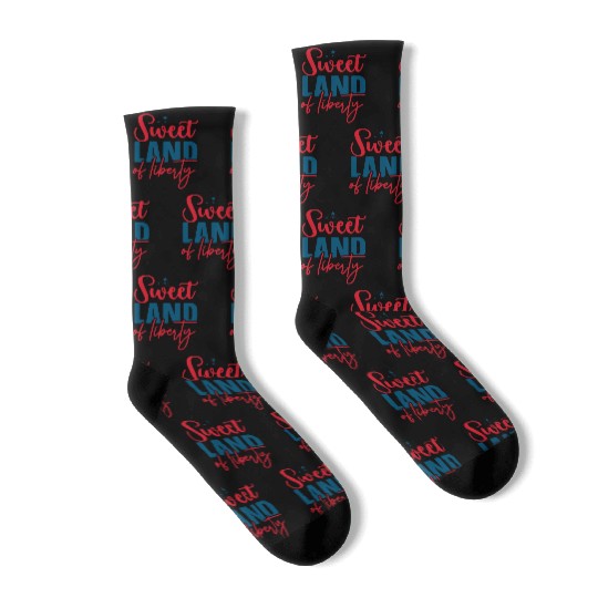 sweet land of liberty Socks