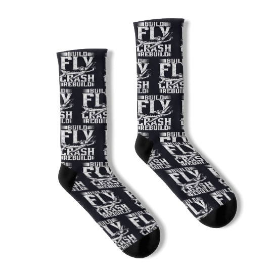 RC Plane Pilot Build Fly Crash Rebuild Socks