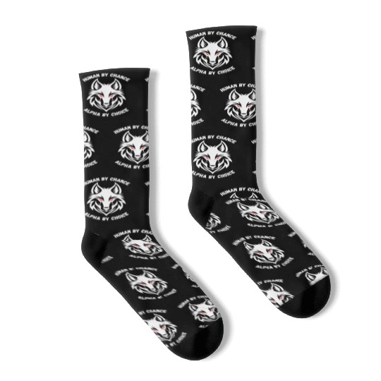 Human By Chance Alpha By Choice Alpha Wolf Socks