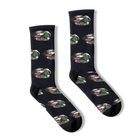 US Armed Forces Military Lip Bullet Army First Res Socks