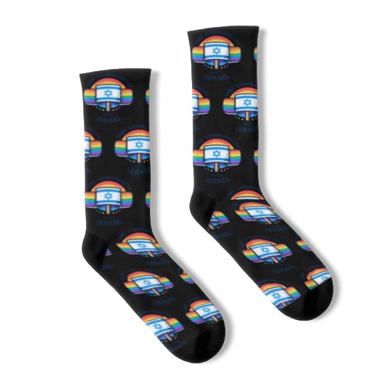 LGBTQ community STANDS WITH ISRAEL Socks