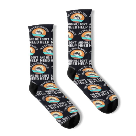 Cruise Ship Life Tourist Socks