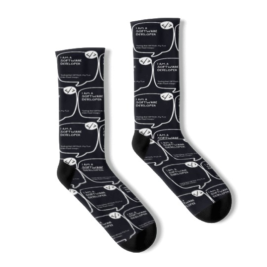 Proud Software Developer Socks - Embrace Expertise
