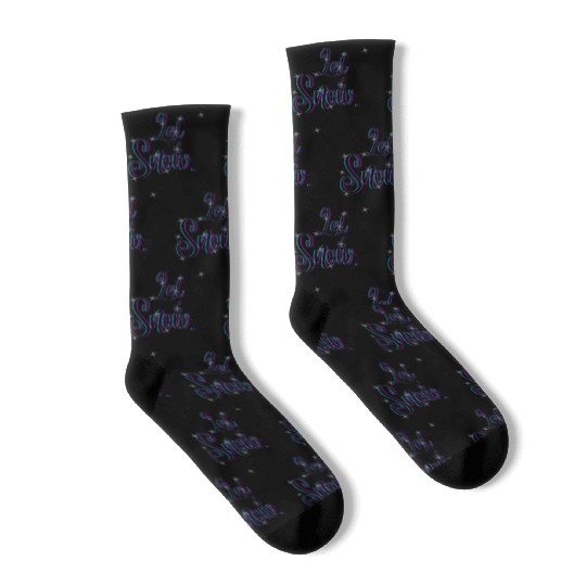 let it snow Socks