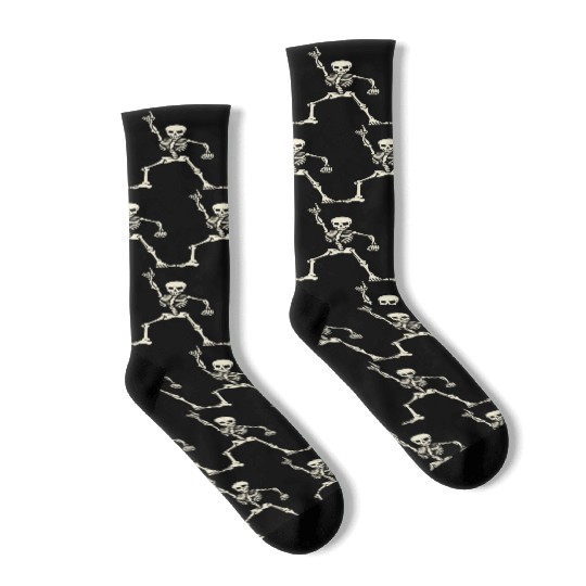 Dancing skeleton Socks