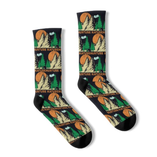 Environment nurture nature Socks