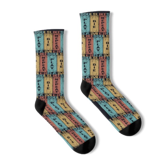 Play The Repeat Soulslike Gamer Socks