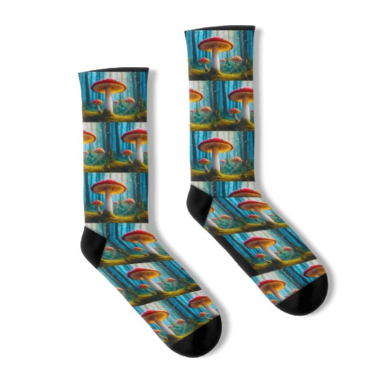 Mellow Mushroom Socks