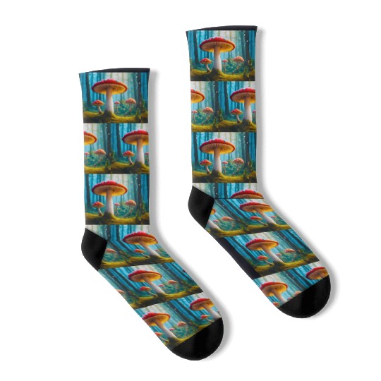 Mellow Mushroom Socks