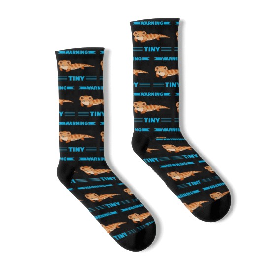 Lizard Collector Reptile Lover Blue Tongue Skink Socks