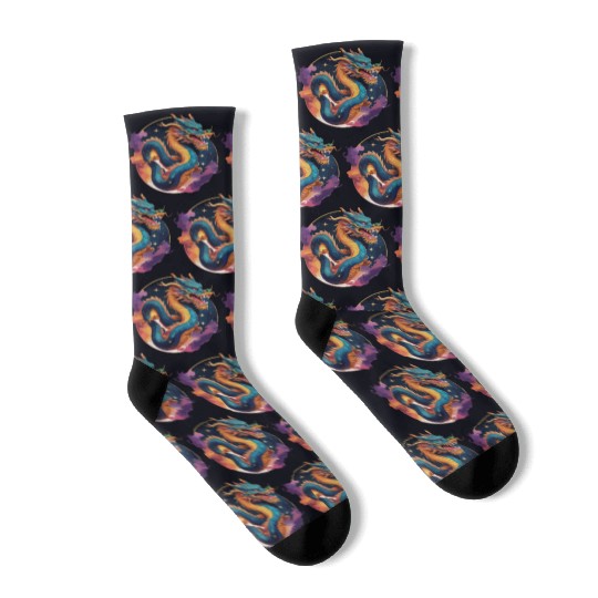 traditional Chinese dragon Socks