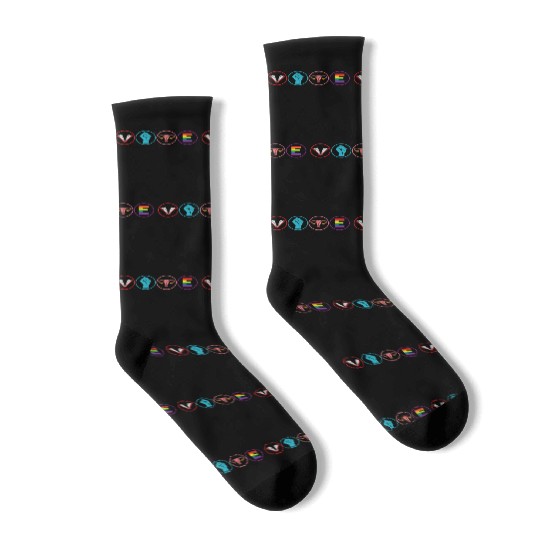VOTE Bookworm LGBT Equality Voting Voter Vote Socks