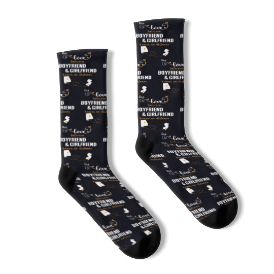 Love Between BF And GF Albm To New Jersey Gift Socks