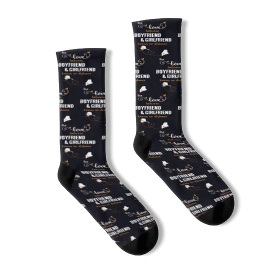 Love Between BF And GF Alaska To Maine Gift Socks