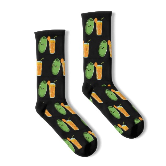 Olive Juice (I love you) Socks
