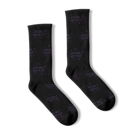 Aquarius Floral Zodiac Harmony Socks