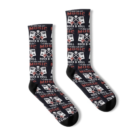 Rock Hard Rock Heavy Metal Rockabilly Socks
